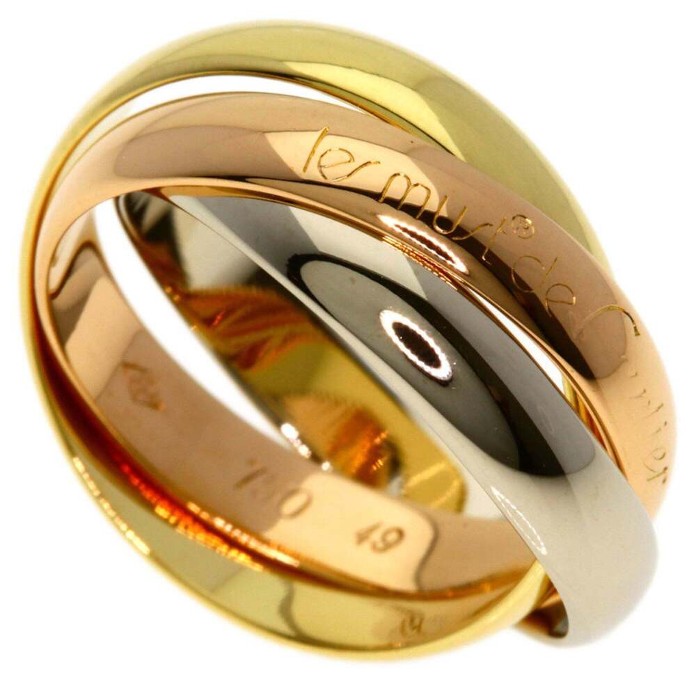 CARTIER 18k Gold Trinity Ring #49
